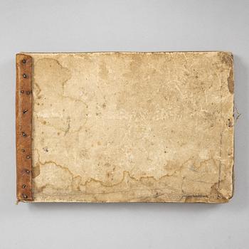 Jacob Silvén, sketch book with 24 sheets.