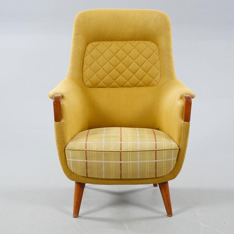 A Savoy armchair, designed by Torbjørn Afdal & Rolf Hesland for Bruksbo, early 1950s.