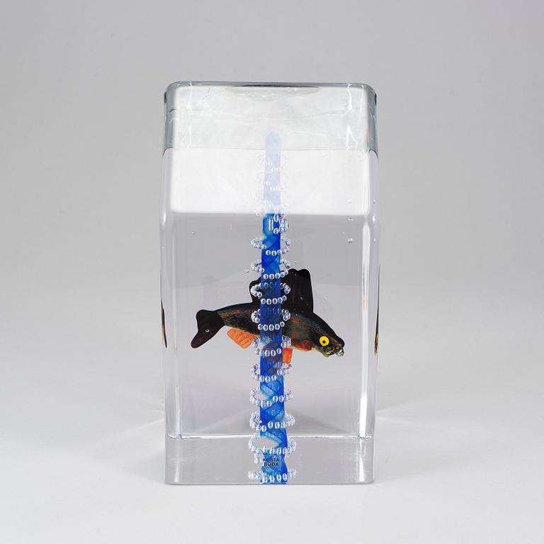 KJELL ENGMAN, glasskulptur, Kosta Boda, signerad nr 7/20.