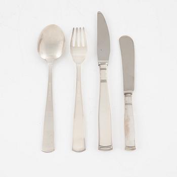 Jacob Ängman, besticksuppsättning, 36 delar,
Silver, "Rosenholm", GAB, 1960-79.