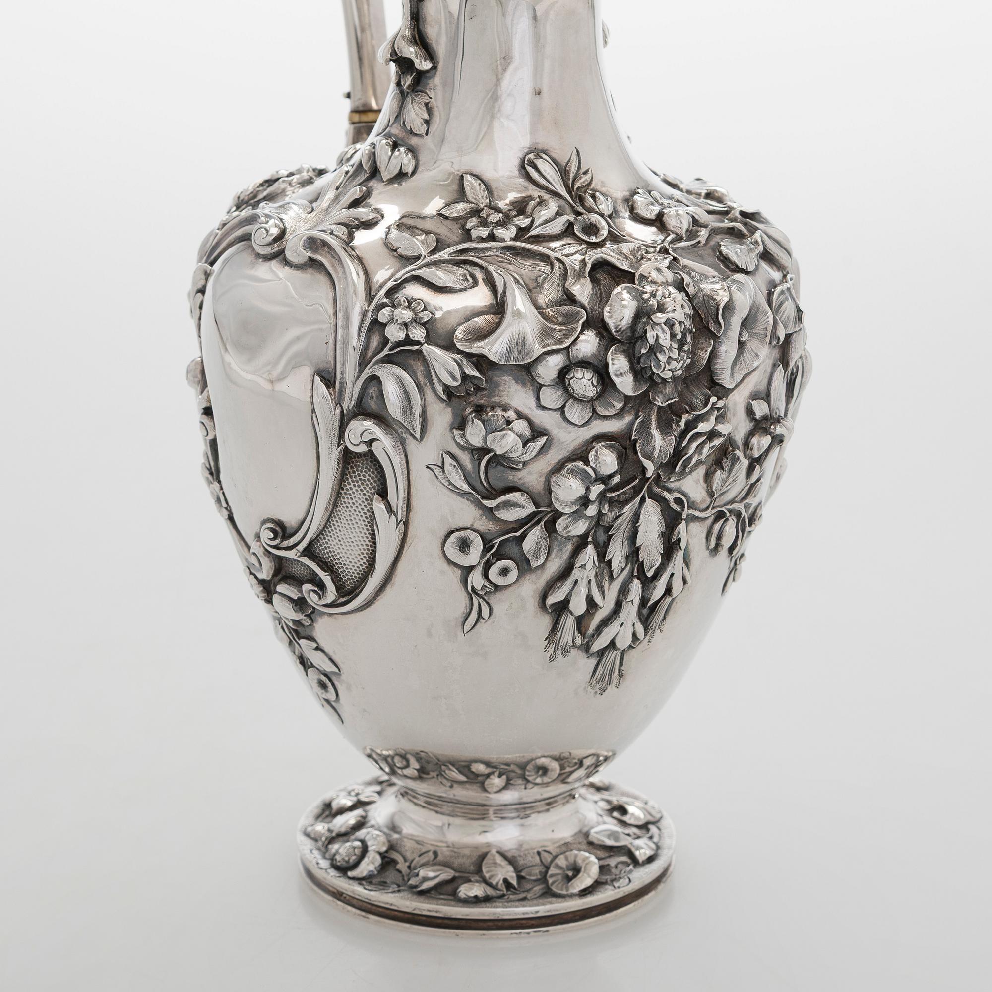 Charles Reily & George Storer, kannu, sterlinghopea, Lontoo 1839.