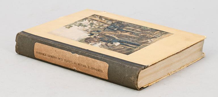 BOK, "Anteckningar rörande Svenska Regementernas Historia" av Julius Mankell, Örebro 1866.