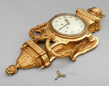 VÄGGPENDYL, gustaviansk stil, 1900-talets första hälft.