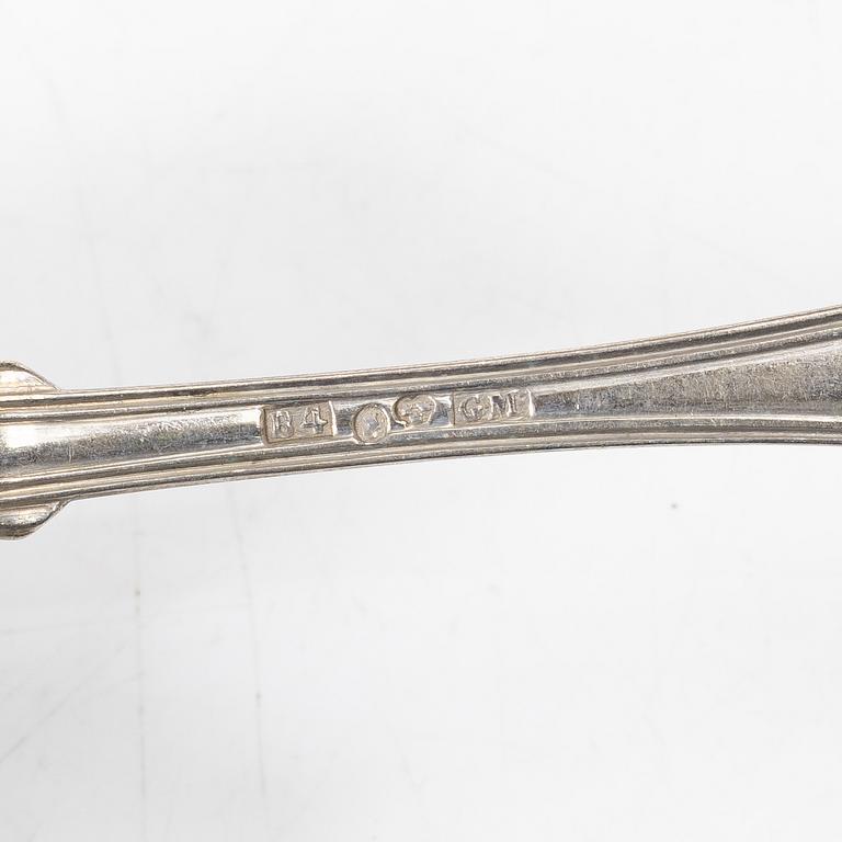 Spoons, 17 pieces, Sweden, 19th–20th century.