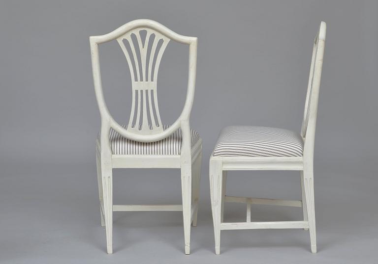 A PAIR OF CHAIRS.