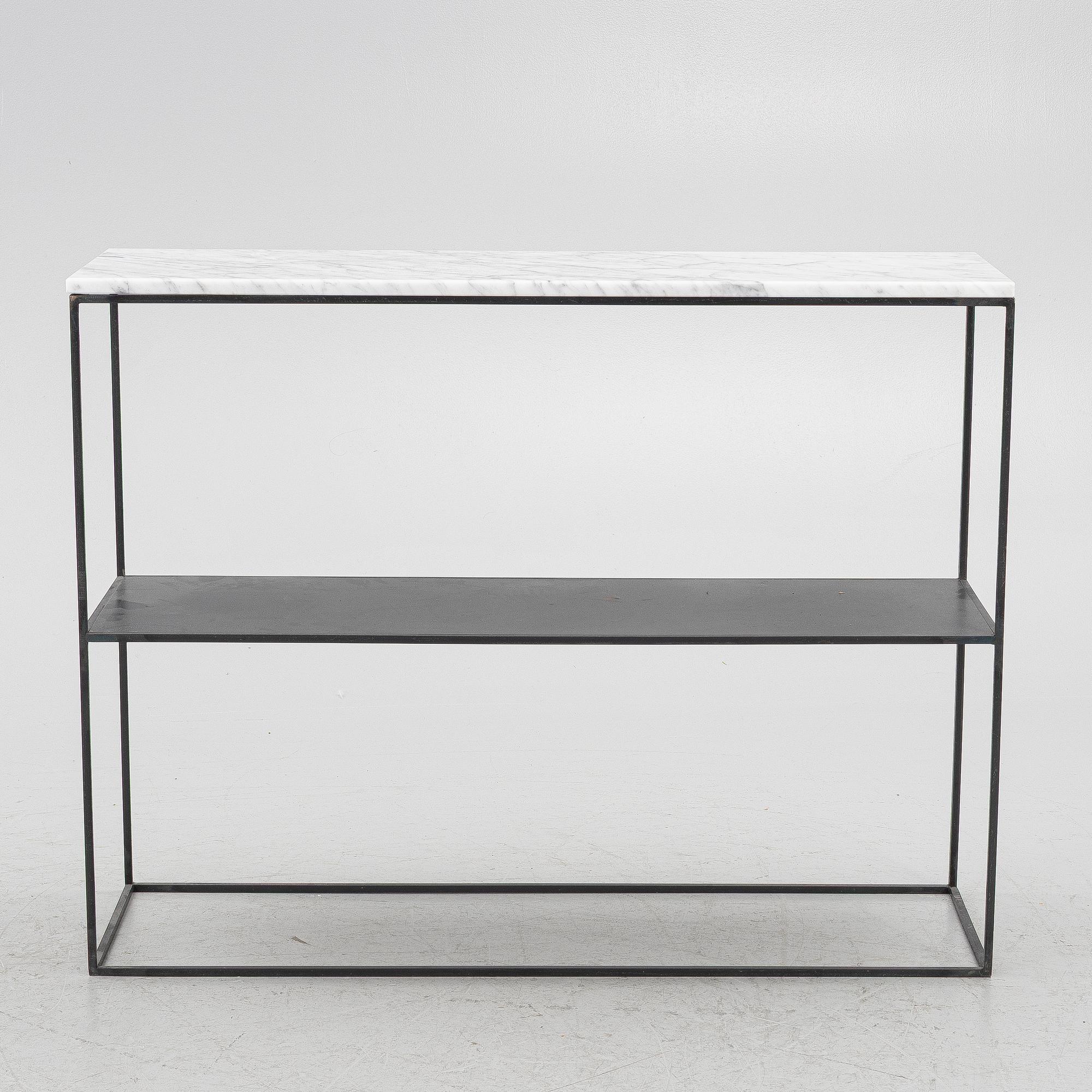 A contemporary sideboard.