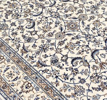 A part silk Nain, so called 9 LAA, carpet, ca 300 x 198 cm.