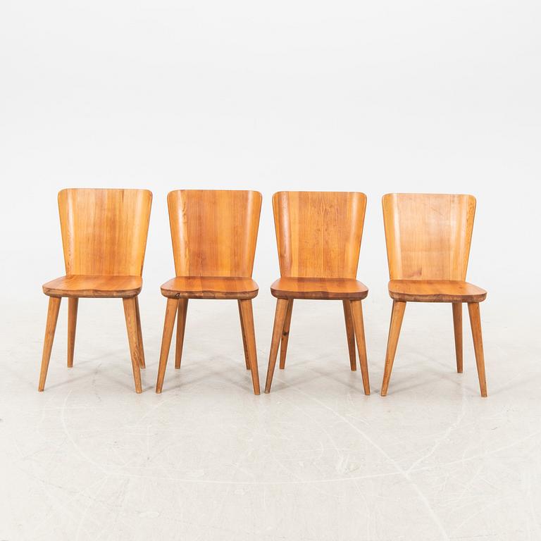Göran Malmvall, chairs 4 pcs, "model 510", Swedish Fur, Karl Andersson and Sons, mid-20th century.