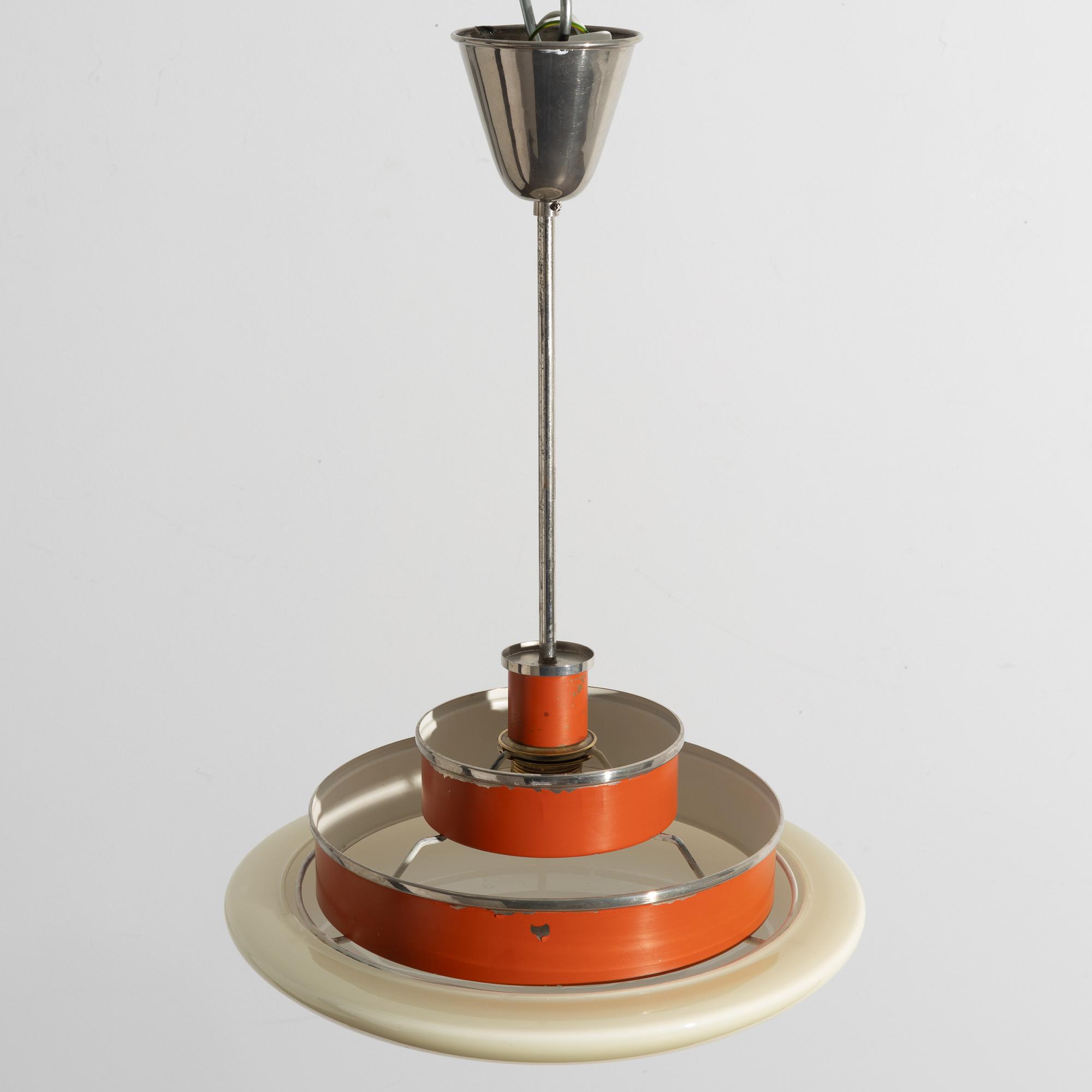 Erik Tidstrand, a ceiling lamp model "28908", Nordiska Kompaniet, 1930s.