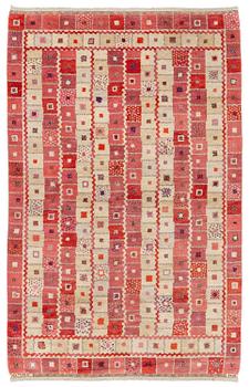 178. Marianne Richter, a carpet, 'Blommor och Blad', knotted pile, c 220 x 138 cm, signed AB MMF MR.