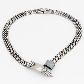 An Ermani Bulatti art-deco style necklace.