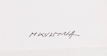 MATTI KULMALA, gouache, signerad.