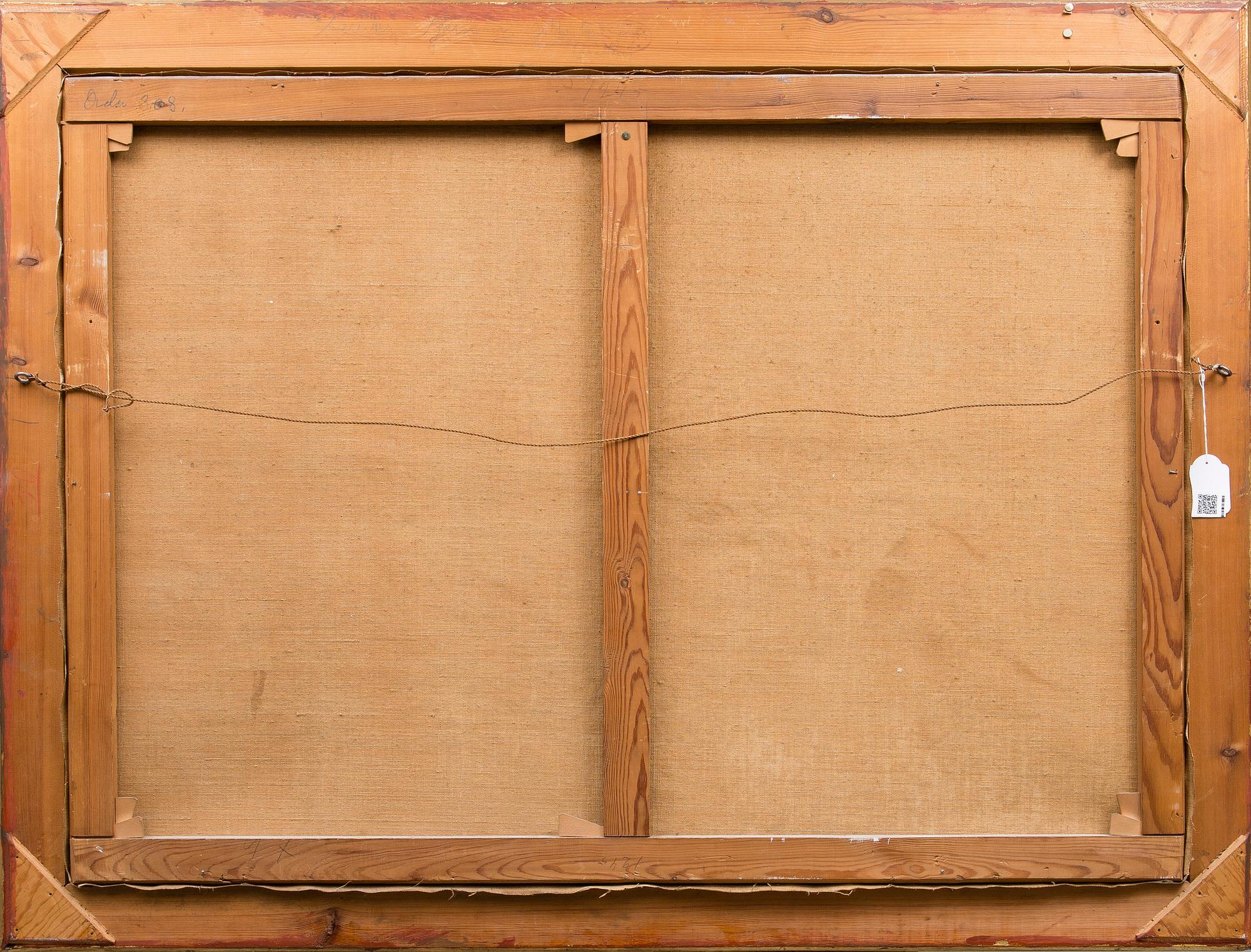 CARL BRANDT, olja på duk, signerad.