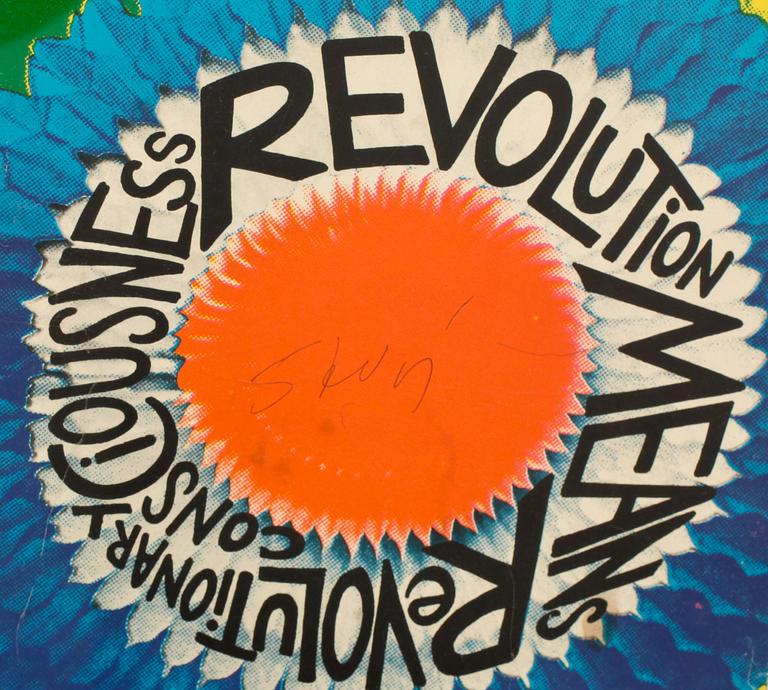 STURE JOHANNESSON, färgserigrafi, Lunds Konsthall, 1968, sign.