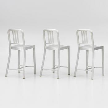 Emeco, three 'Navy counter' stols, 2010's/20's.