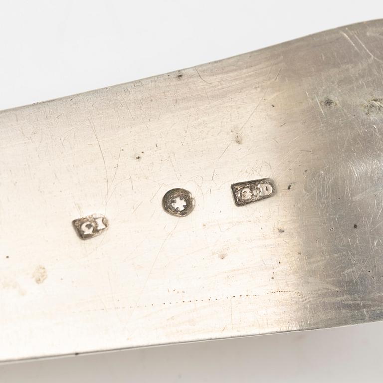 A silver cutlery set, Estonia and Russia, circa 1900 (78 pieces).