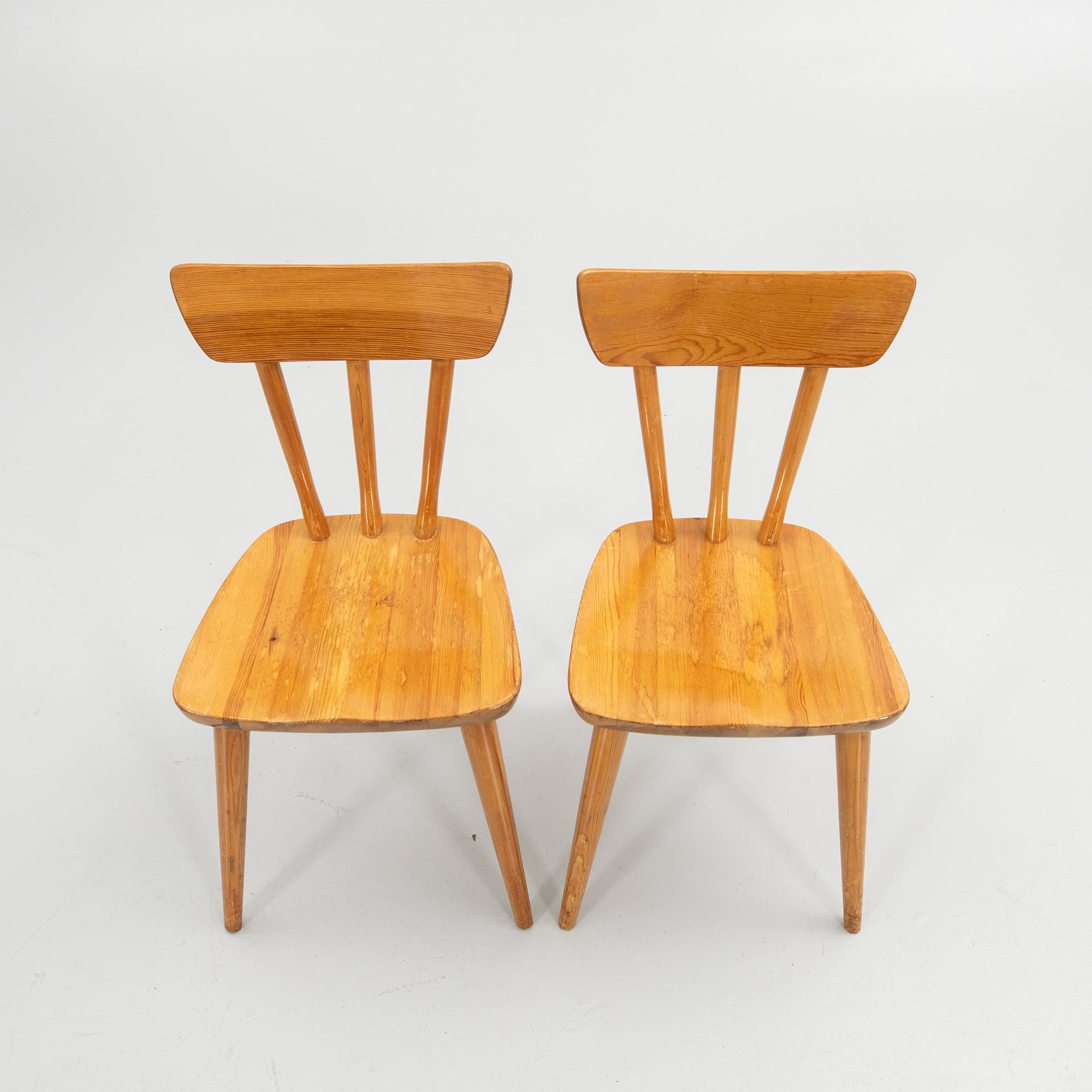 Göran Malmvall, Stolar, 8 st, Svensk Fur, 1900-talets mitt.
