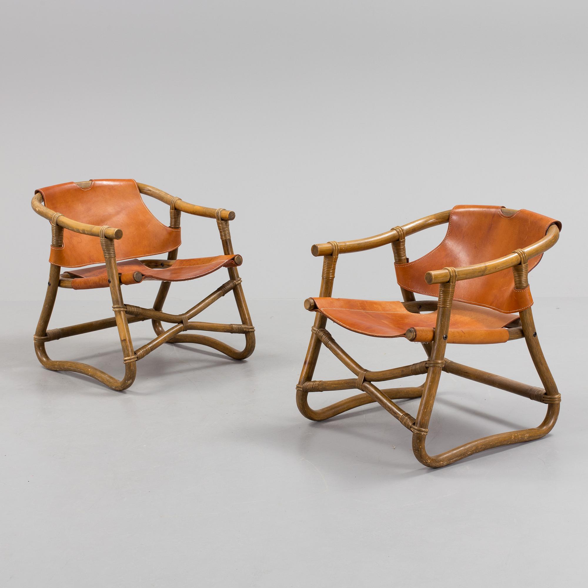 A pair of 1970s "Espri" easychairs by Ikea.