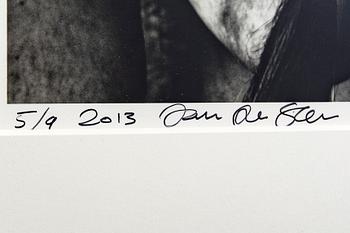 Jacob Aue Sobol, gelatin silver print signed dated and numbered 2013 5/9.