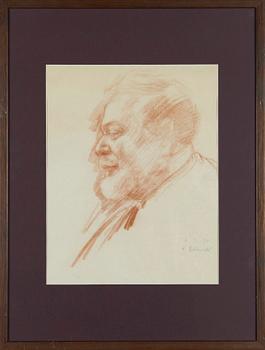 Santeri Salokivi, Man in profile (Albert Gebhard).