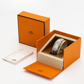 Hermès, Tandem, wristwatch, 18.5 mm.