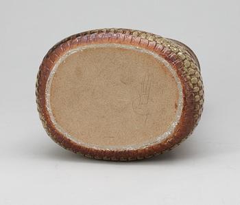 A Stig Lindberg stoneware vase, Gustavsberg Studio 1966.