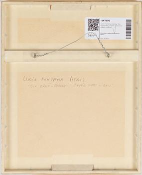 Lucio Fontana, Untitled, from "Dix eaux-fortes. L'Épée dans l'eau" (Alain Jouffroy).