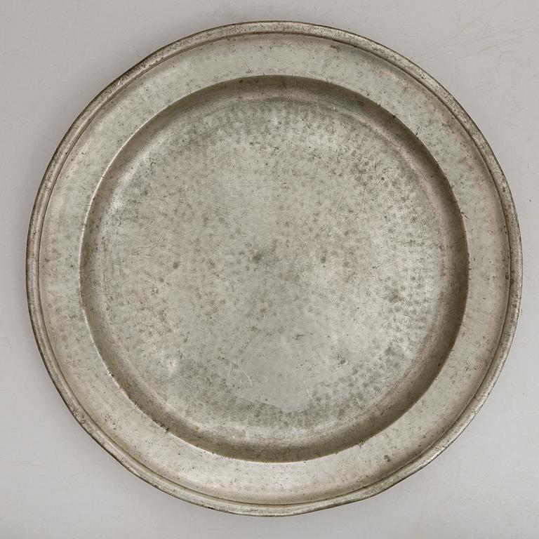 FAT, tenn, otydliga stämplar, Stockholm 1700-tal.