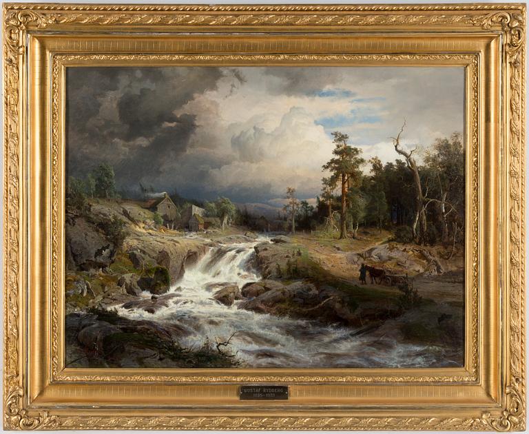 GUSTAF RYDBERG, oil on canvas, signed G.Rydberg and dated 1865.