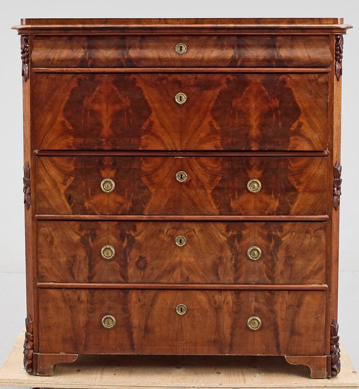 CHIFFONJÉ, senempire, 1800-talets mitt.