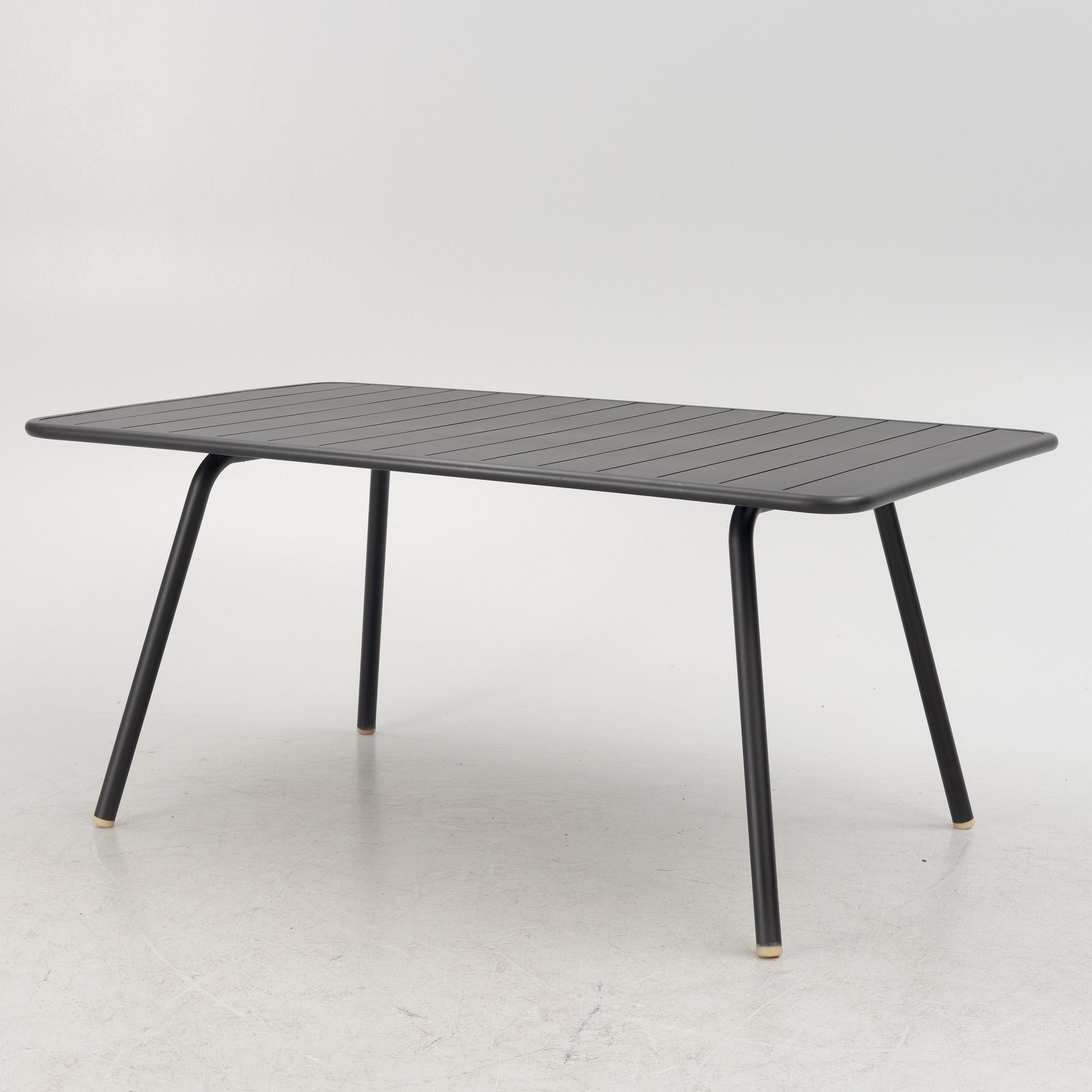 Frédéric Sofia, table and chairs, 6 pcs, "Luxembourg", Fermob.