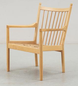 KARMSTOL, Hans J Wegner, Fritz Hansen, modell: FH 1788, Tremmestol, ritad 1945.