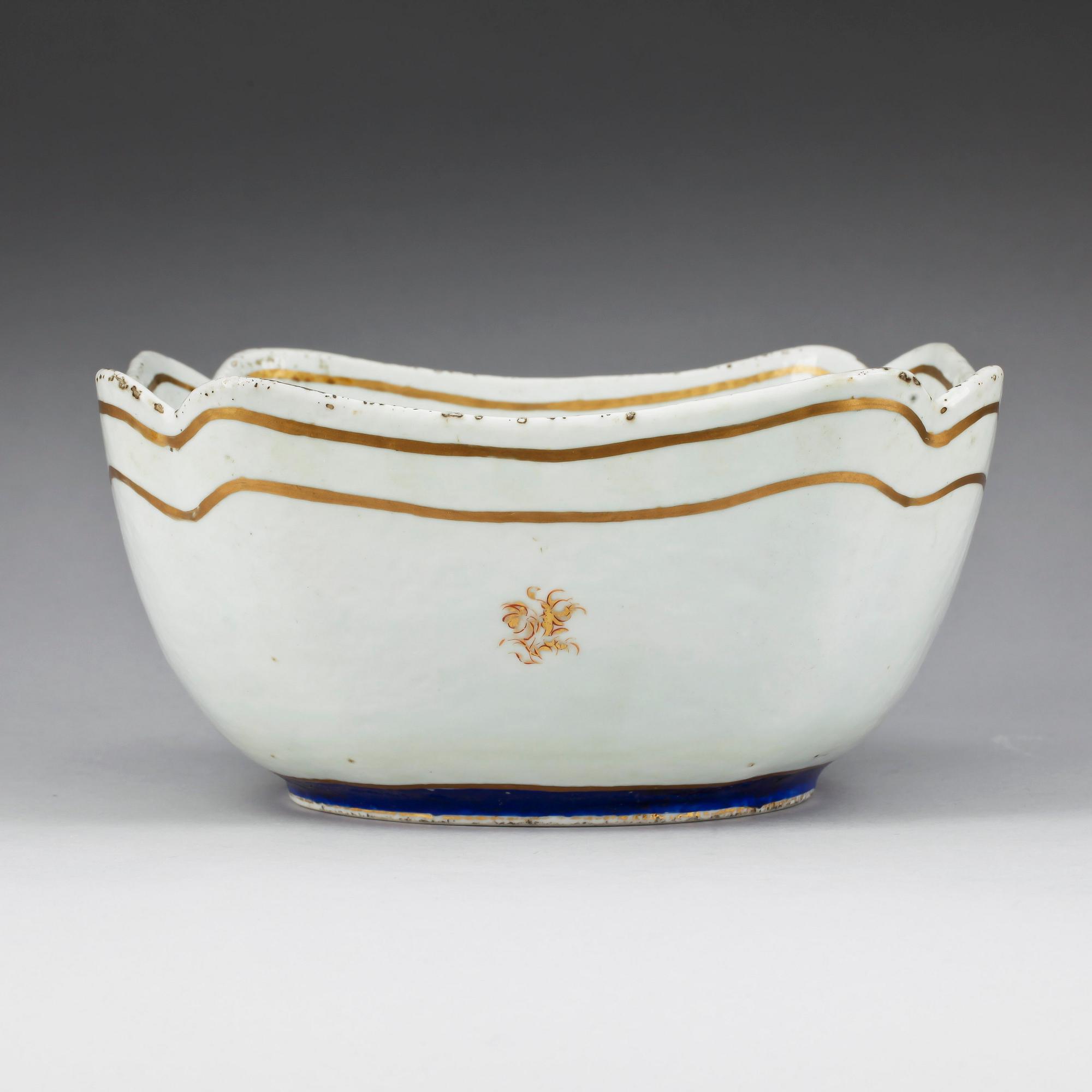 SKÅL, kompaniporslin. Qing dynastin, Qianlong (1736-95).