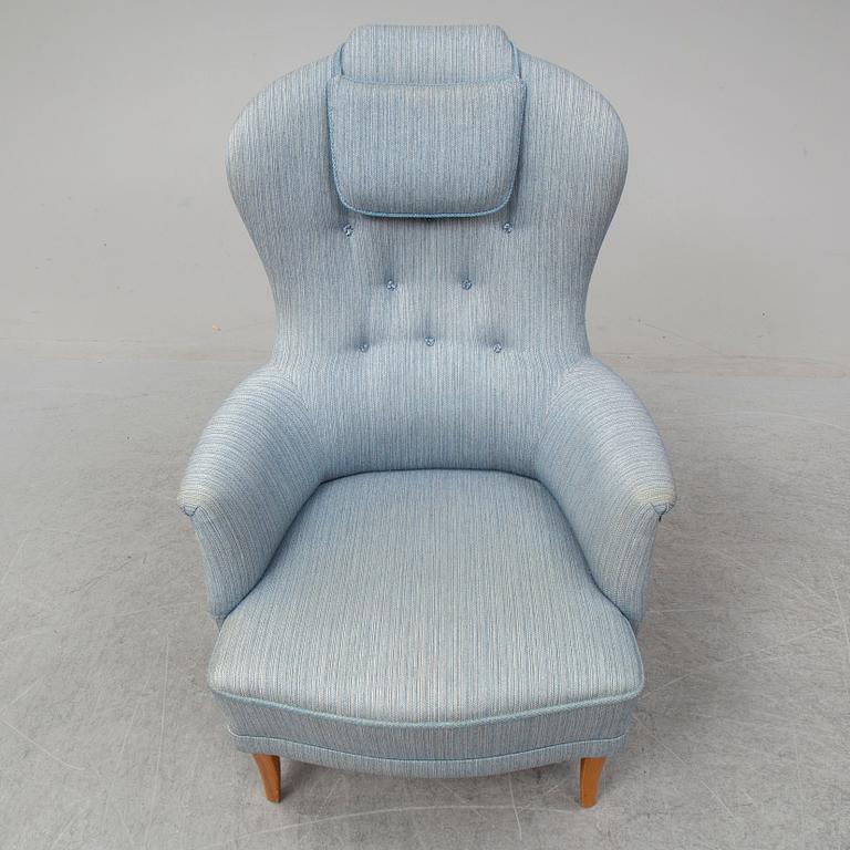 A second half of the 20th Century armchair by Carl Malmsten.