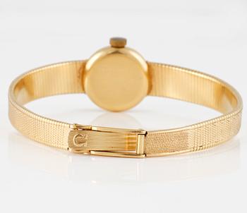 ARMBANDSUR, dam, 18 K, Omega. Total vikt 34 g.