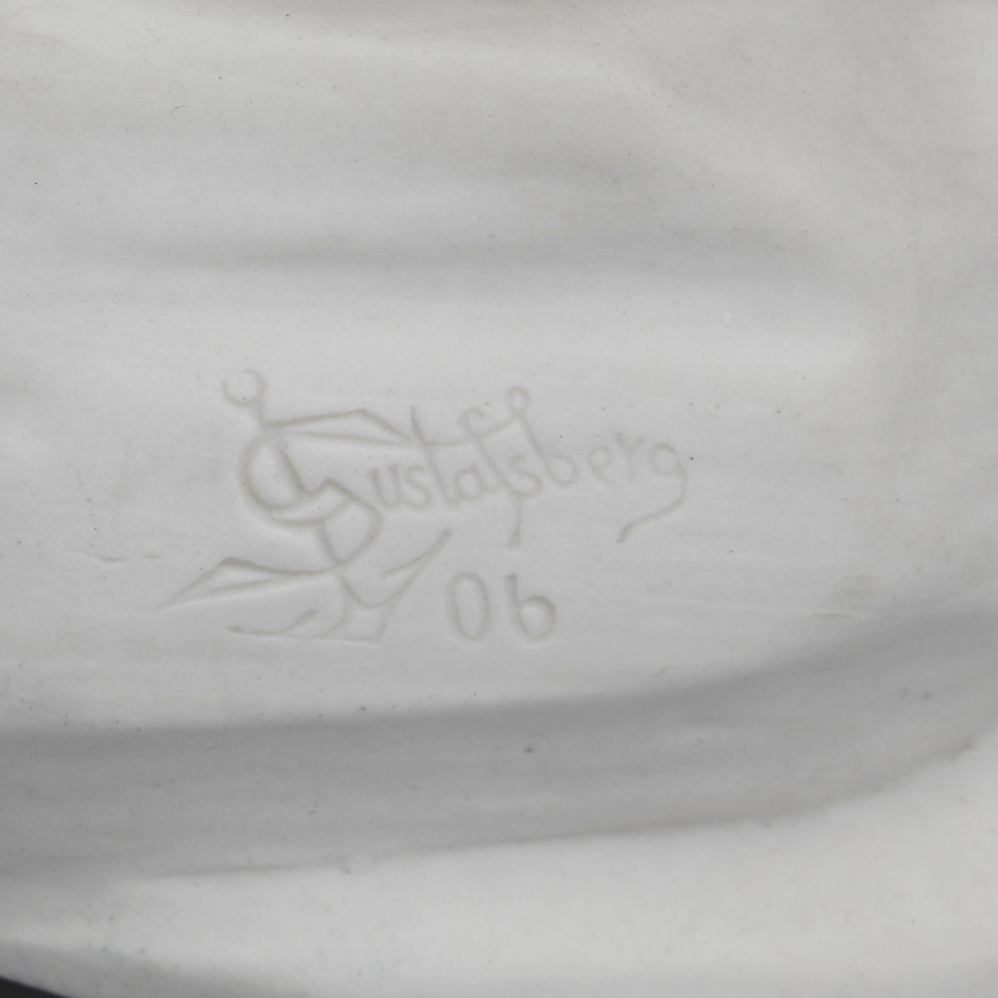 SKULPTUR, parian, efter Per Hasselberg, Gustavsberg, 1906.
