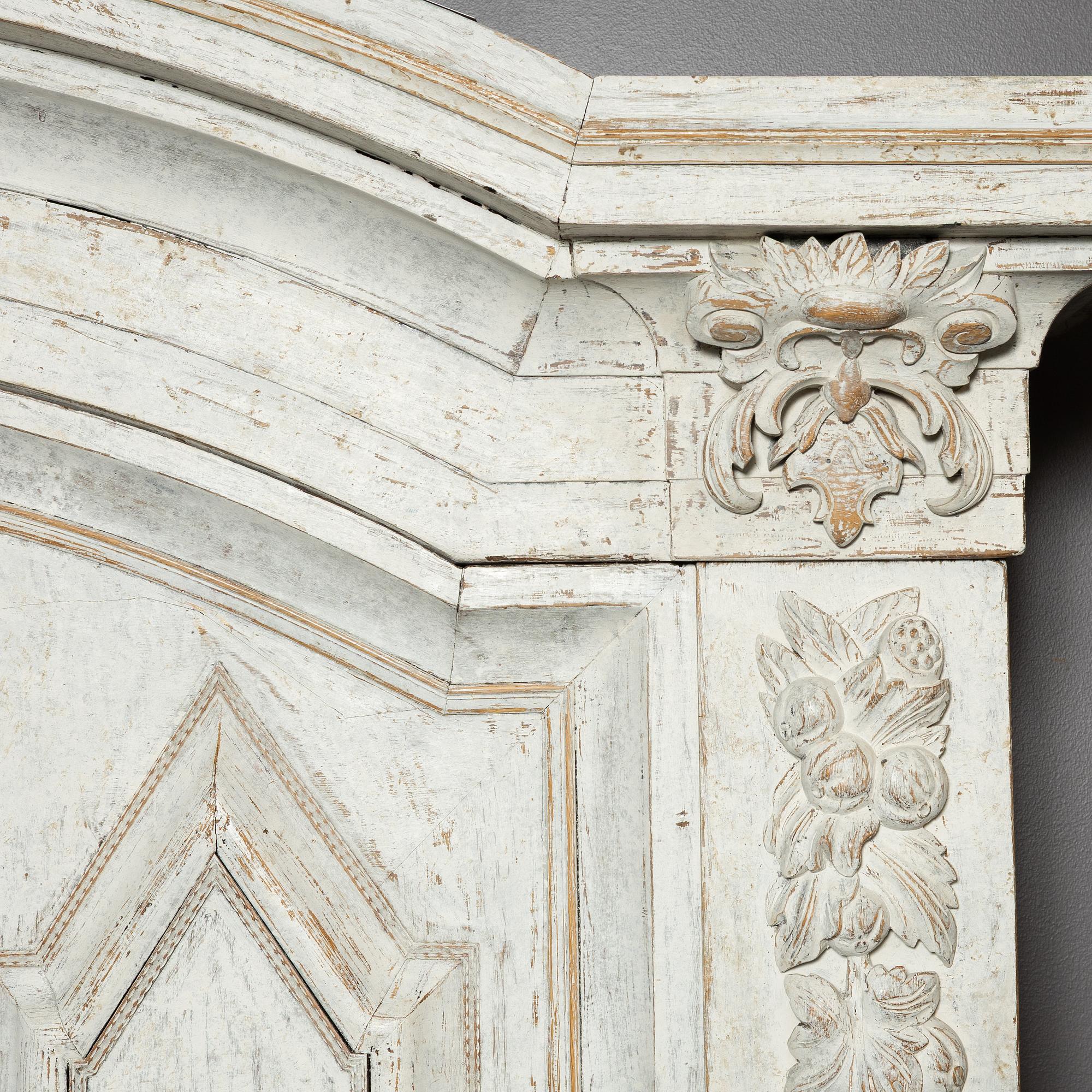 A Baroque cabinet, 18th century.