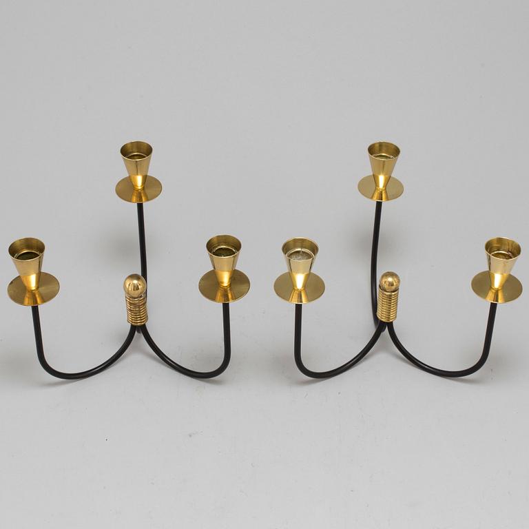 A pair of second half of the 20th century candlesticks from Nilsjohan.