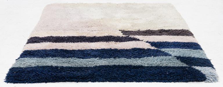 Ulla Vapaavuori, matta, rya, Finland, 170 x 135 cm.