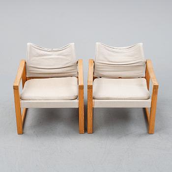 Karin Mobring, a pair of 'Diana' armchairs for Ikea.