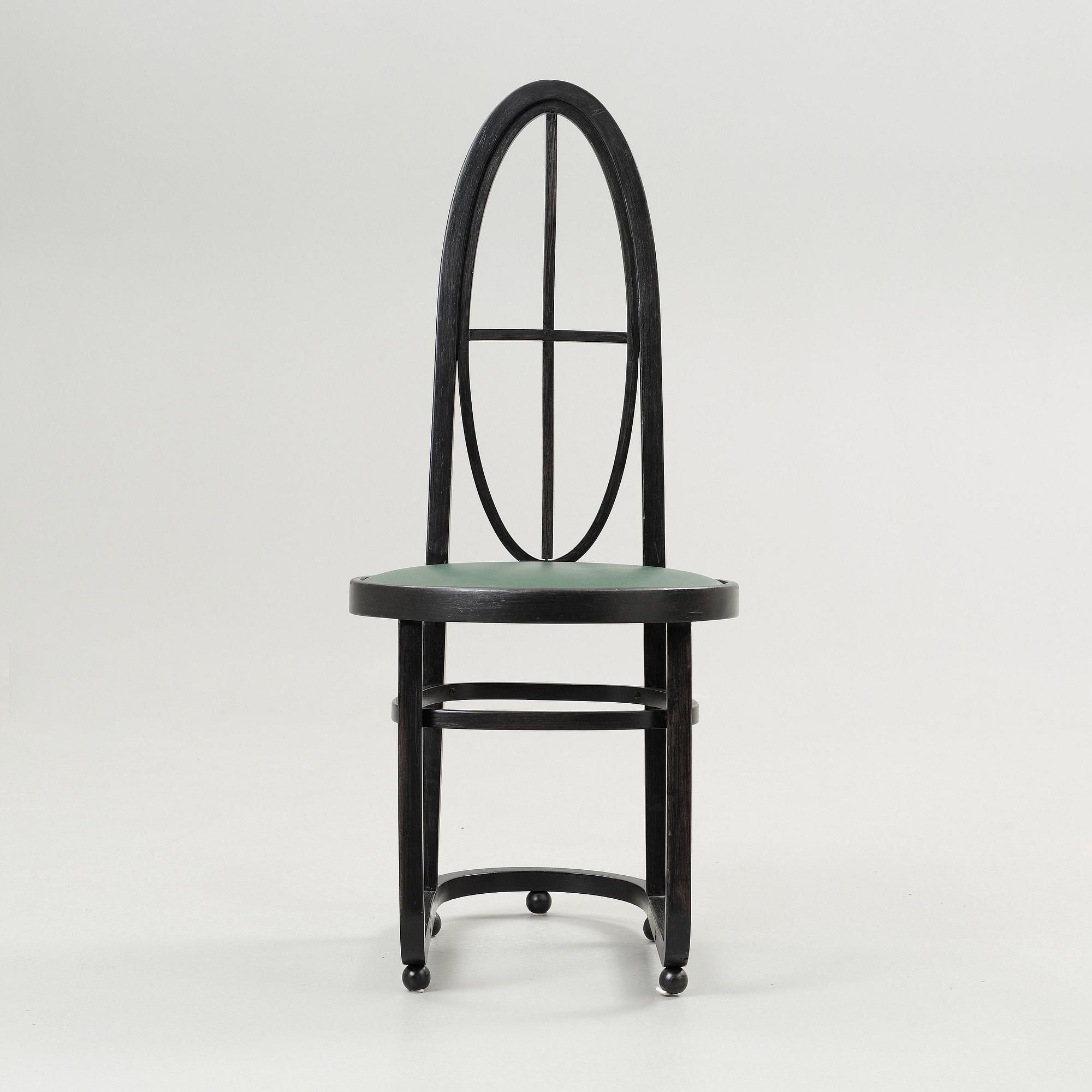Two Carl Bergsten dining chairs, Gemla leksaksfabrik, Sweden ca 1906.
