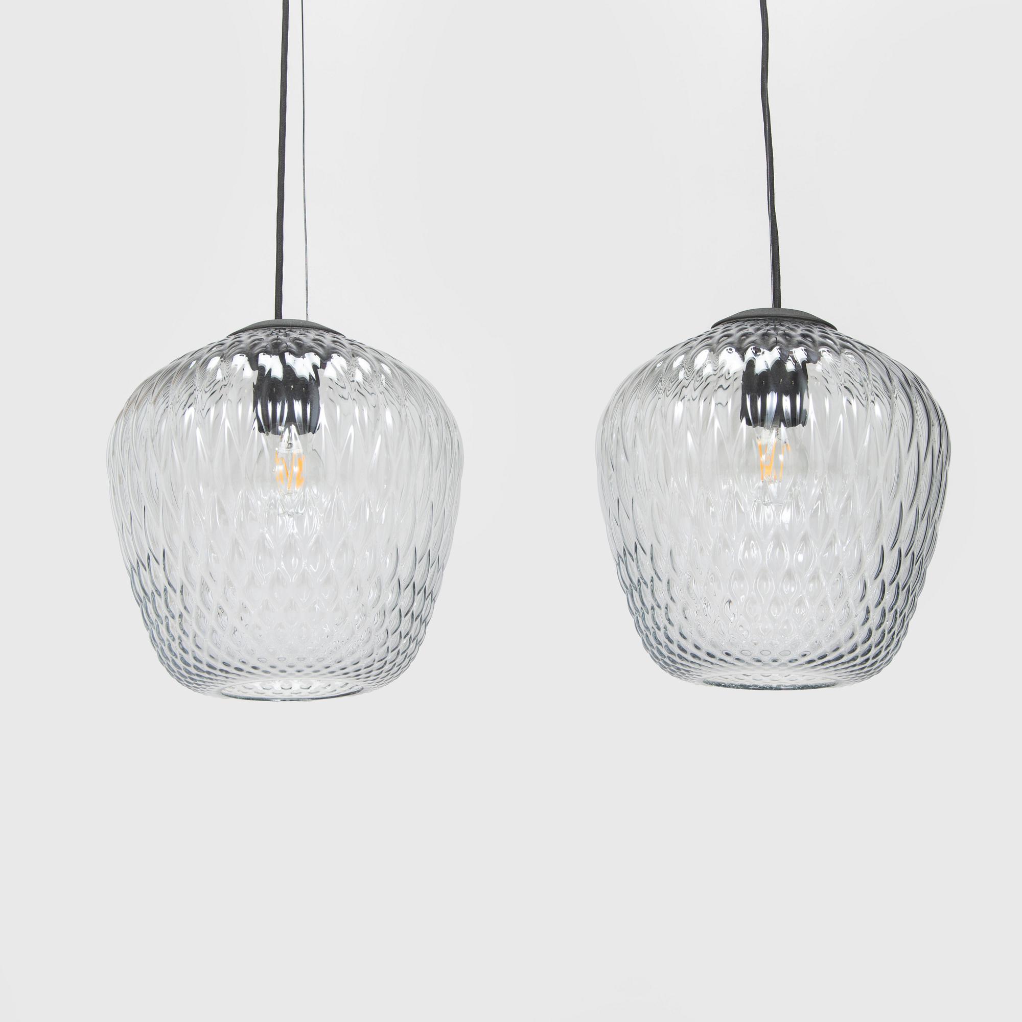 Samuel Wilkinson, a pair of “Blown” pendant lights, &Tradition.