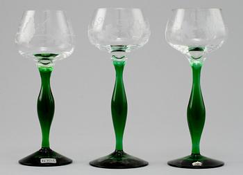 VITVINSGLAS, 12 st, 1900-talets fjärde kvartal.