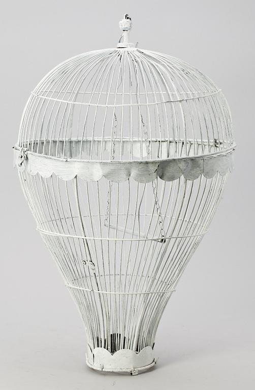 FÅGELBUR, metall, 1900-tal.