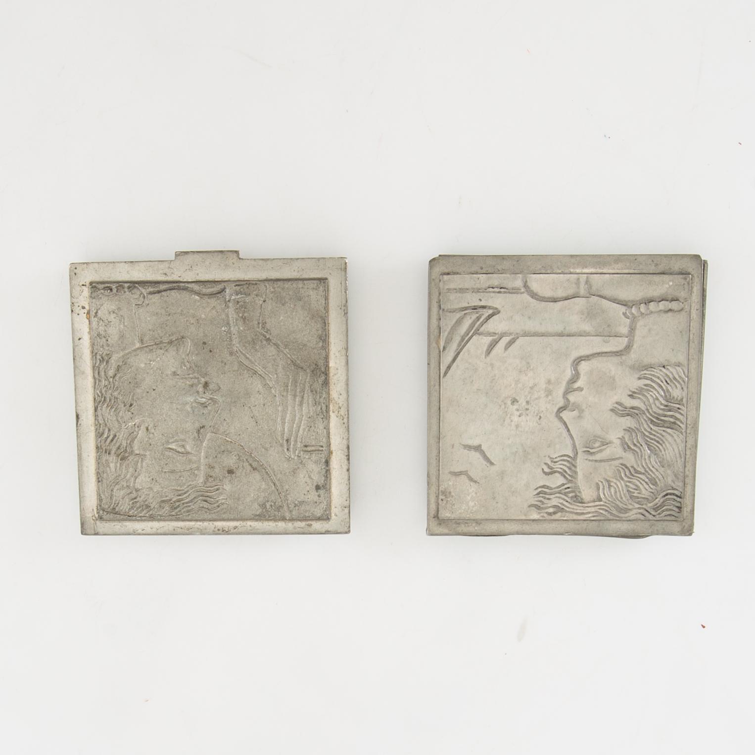 Oscar Antonsson, skrin, 2 st, Athena Ystad, 1940-tal.