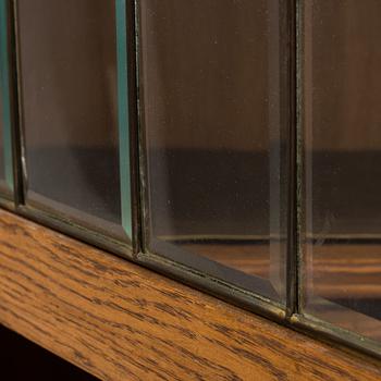 A early 20th century Jugend Cabinet veneered with oak.