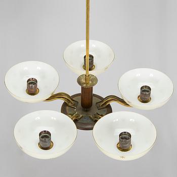 Paavo Tynell, taklampa modell 1260/5 Taito, 1930-tal.