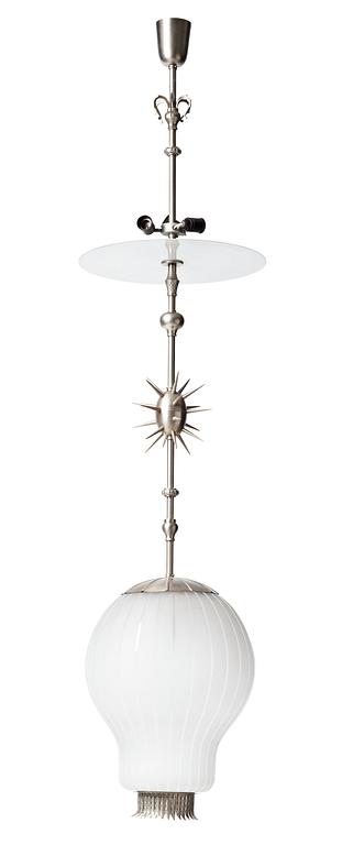 A Swedish Modern ceiling lamp, 1930-40's.