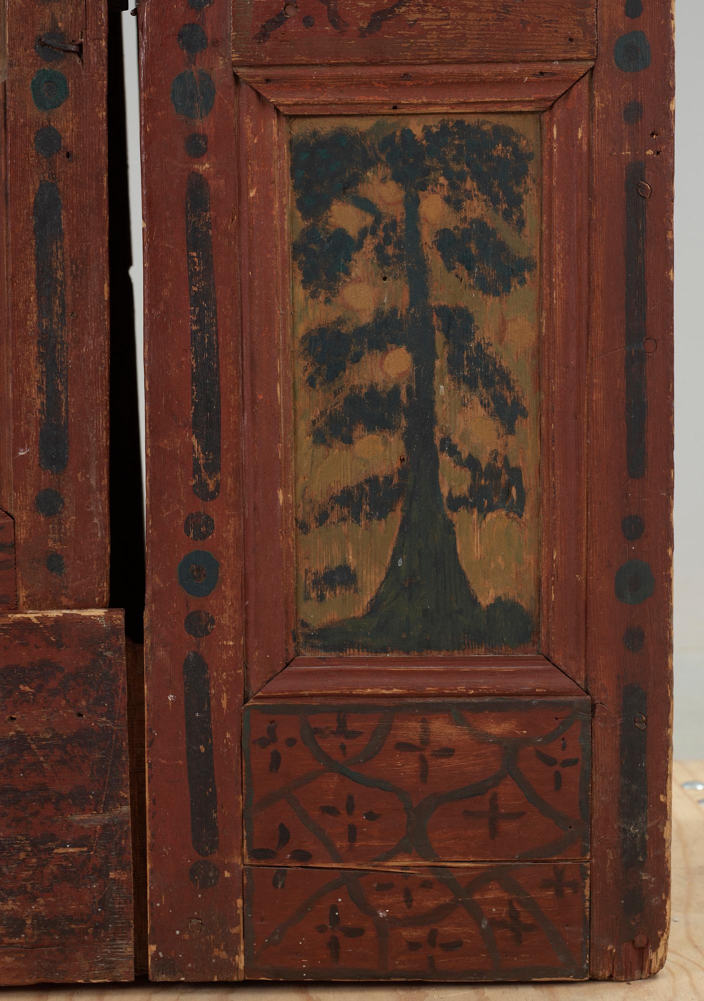 SKÅP, allmoge, daterat 1753.