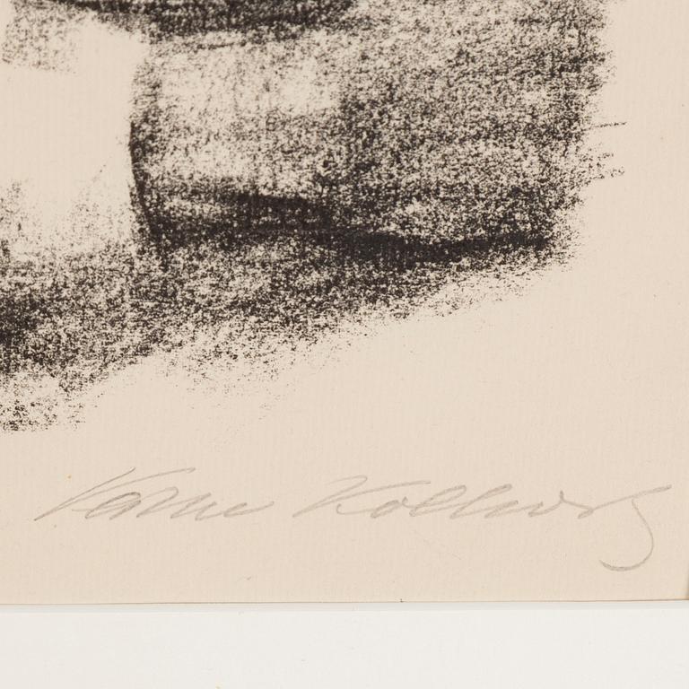 KÄTHE KOLLWITZ, lithograph, signed.